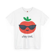 Stay Cool Tomato T-Shirt — Cute Sunglasses Fruit Graphic Tee