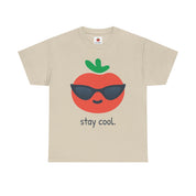 Stay Cool Tomato T-Shirt — Cute Sunglasses Fruit Graphic Tee
