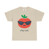 Stay Cool Tomato T-Shirt — Cute Sunglasses Fruit Graphic Tee