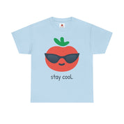 Stay Cool Tomato T-Shirt — Cute Sunglasses Fruit Graphic Tee
