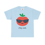 Stay Cool Tomato T-Shirt — Cute Sunglasses Fruit Graphic Tee