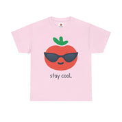 Stay Cool Tomato T-Shirt — Cute Sunglasses Fruit Graphic Tee