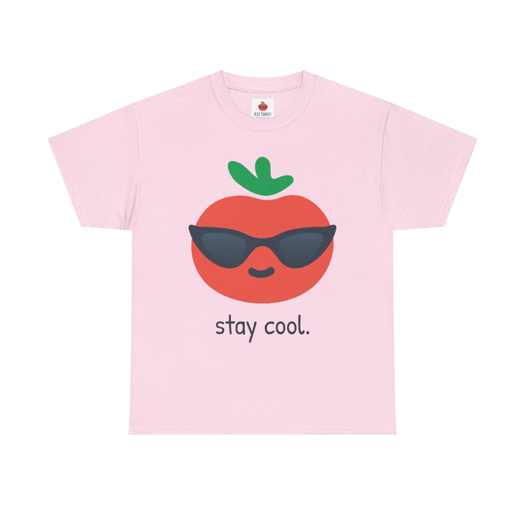 Stay Cool Tomato T-Shirt — Cute Sunglasses Fruit Graphic Tee