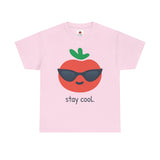 Stay Cool Tomato T-Shirt — Cute Sunglasses Fruit Graphic Tee