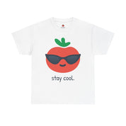Stay Cool Tomato T-Shirt — Cute Sunglasses Fruit Graphic Tee