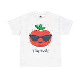 Stay Cool Tomato T-Shirt — Cute Sunglasses Fruit Graphic Tee