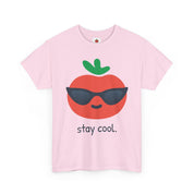 Stay Cool Tomato T-Shirt — Cute Sunglasses Fruit Graphic Tee