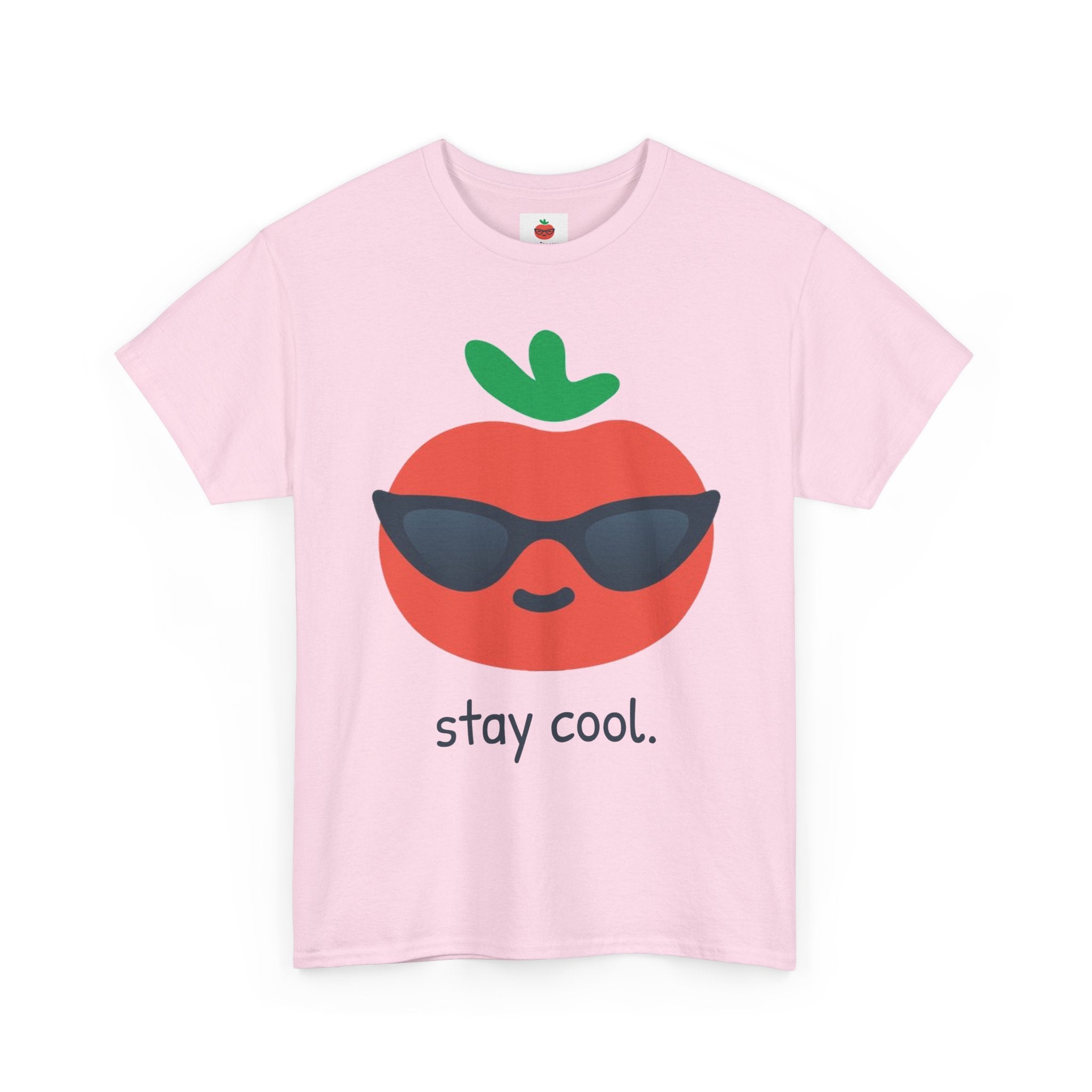Stay Cool Tomato T-Shirt — Cute Sunglasses Fruit Graphic Tee