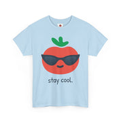 Stay Cool Tomato T-Shirt — Cute Sunglasses Fruit Graphic Tee
