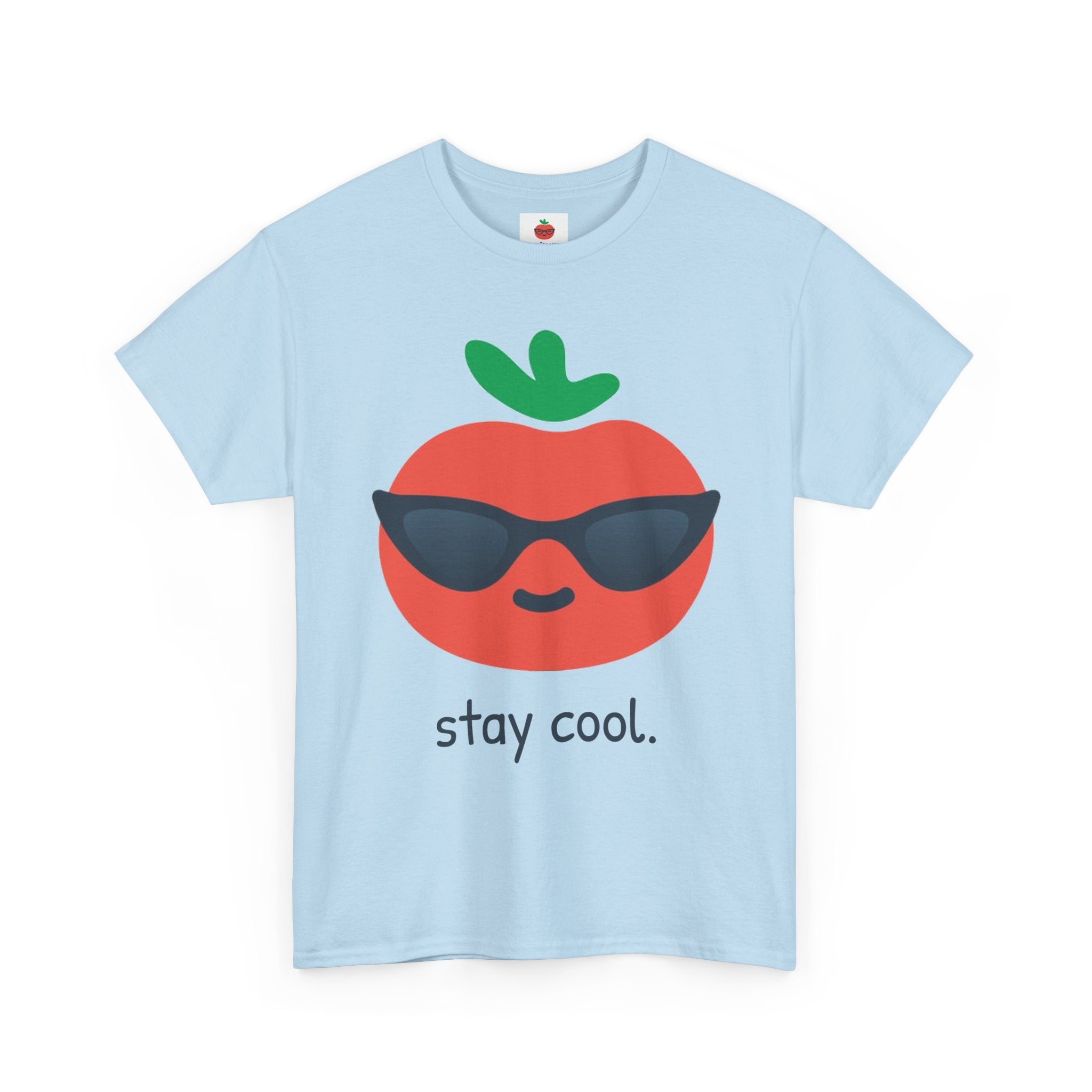 Stay Cool Tomato T-Shirt — Cute Sunglasses Fruit Graphic Tee