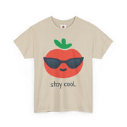 Stay Cool Tomato T-Shirt — Cute Sunglasses Fruit Graphic Tee