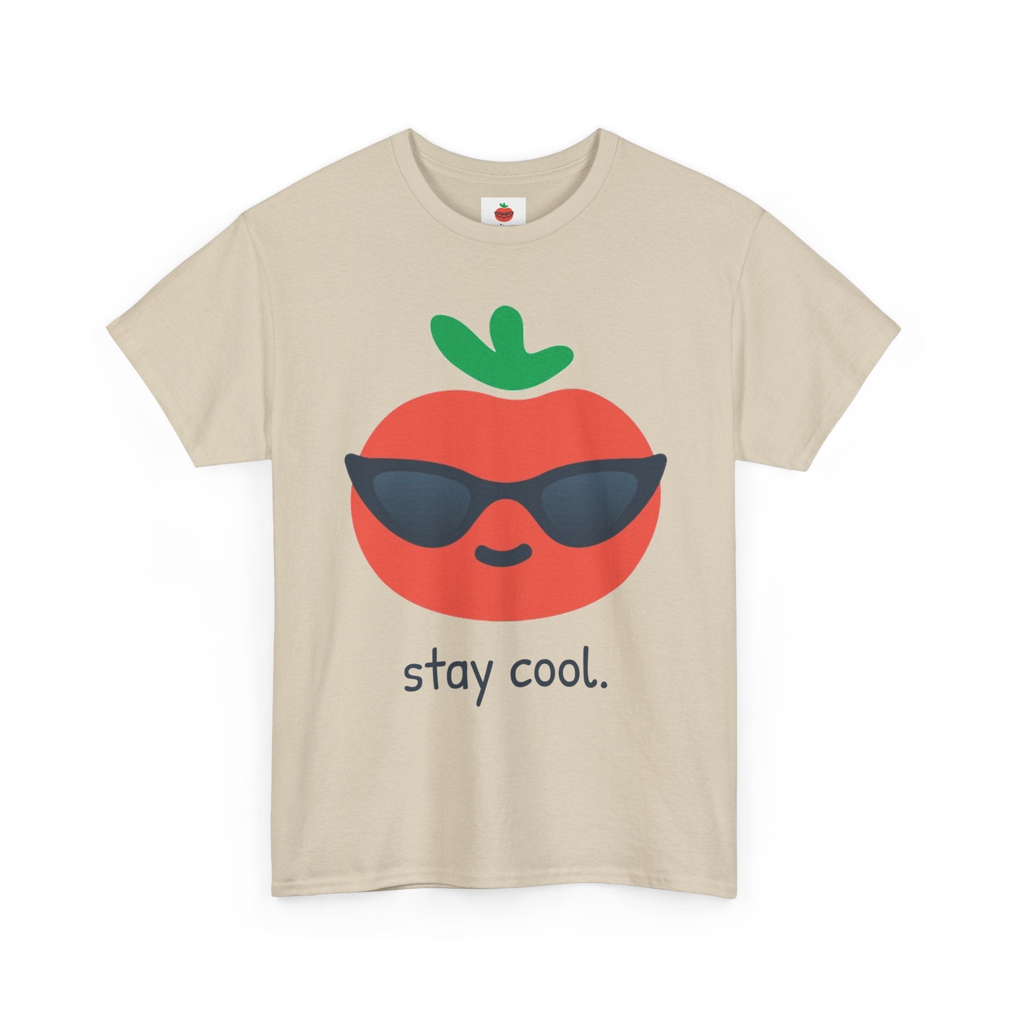 Stay Cool Tomato T-Shirt — Cute Sunglasses Fruit Graphic Tee
