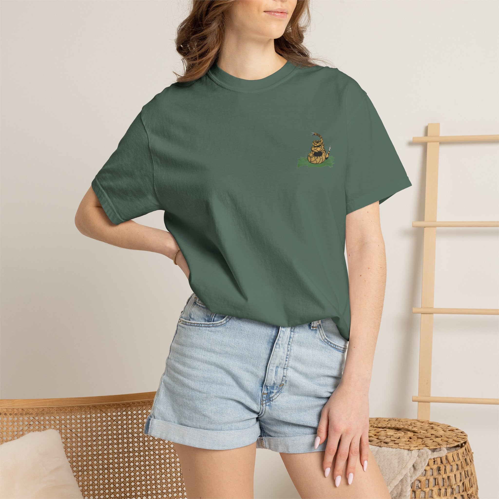Don't Tread On Me Shirt - Gadsden Flag Rattlesnake Unisex Tee